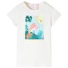 T-shirt f&ouml;r barn ecru 104
