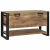 vidaXL F&ouml;rvaringsl&aring;da Brun 80 x 35 x 45 cm Massivt Mangotr&auml;