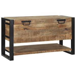 vidaXL F&ouml;rvaringsl&aring;da Brun 80 x 35 x 45 cm Massivt Mangotr&auml;