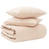 vidaXL T&auml;ckeset 2 st 135 x 220 cm Alla &aring;rstider Kapok Fiber Beige