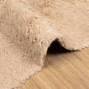 vidaXL Ryamatta med l&aring;ng lugg NAVARRA beige 200x200 cm polyester