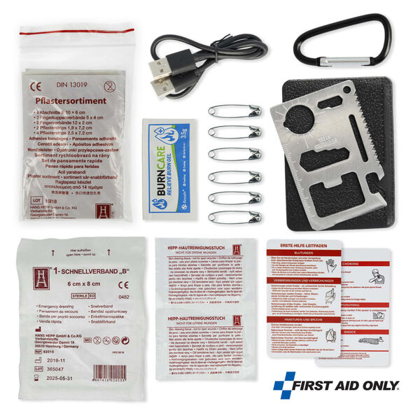 FIRST AID ONLY N&ouml;dpaket set campinglampa