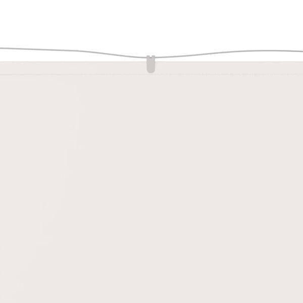 vidaXL Markis vertikal vit 100x800 cm oxfordtyg