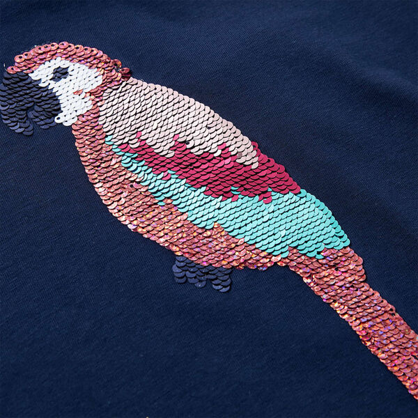 T-shirt för barn marinblå 92