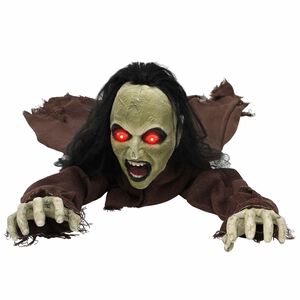 vidaXL Halloweendekoration zombie SPOOKA Brun 94 x 130 x 29 cm