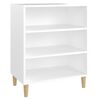 vidaXL F&ouml;rvaringshylla vit 57x35x70 cm konstruerat tr&auml;
