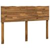vidaXL S&auml;nggavel med naturkant ROSTOCK Naturlig 120 cm