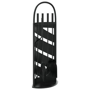 vidaXL Brasverktygsset 5 delar 23x15x66 cm st&aring;l