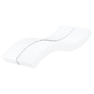 vidaXL Skummadrass vit 90x220 cm h&aring;rdhet H2 H3