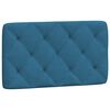 vidaXL Bed with Mattress Blue 90x200 cm Velvet