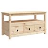 vidaXL Soffbord 102x49x55 cm massiv furu