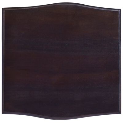 vidaXL Sängbord blek svart 40x40x45 cm massiv mahogny