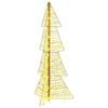 vidaXL Julgran 100 LED-lampor Varmvit 120 cm PET