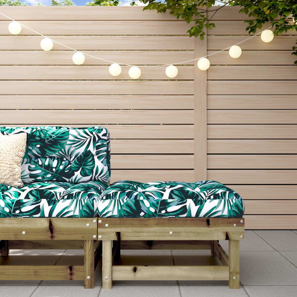 vidaXL Fotpall f&ouml;r tr&auml;dg&aring;rden impregnerad furu