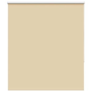 vidaXL Rullgardin m&ouml;rkl&auml;ggningsbar beige 125x150 cm tyg bredd 121,6 cm