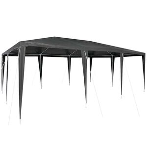 vidaXL Partyt&auml;lt Antracit 600 x 400 x 266 cm Polyeten och St&aring;l