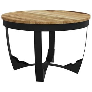 vidaXL Soffbord massivt grovt mangotr&auml; 60x40 cm