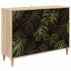 vidaXL Sideboard ELBURG Sonoma-ek 102 x 33 x 75 cm Konstruerat tr&auml;
