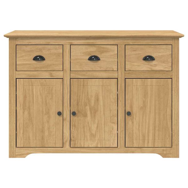 vidaXL Sideboard BODO Honung brun 115,5 x 44 x 80 cm Konstruerat tr&auml;