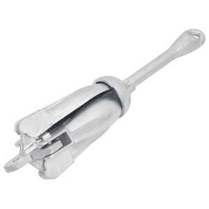 vidaXL Hopf&auml;llbart ankare silver 4 kg varmf&ouml;rzinkat gjutj&auml;rn