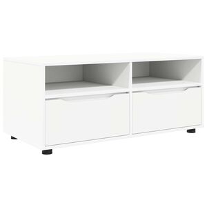 vidaXL TV-sk&aring;p 100 x 48 x 43 cm Vit Konstruerat tr&auml;