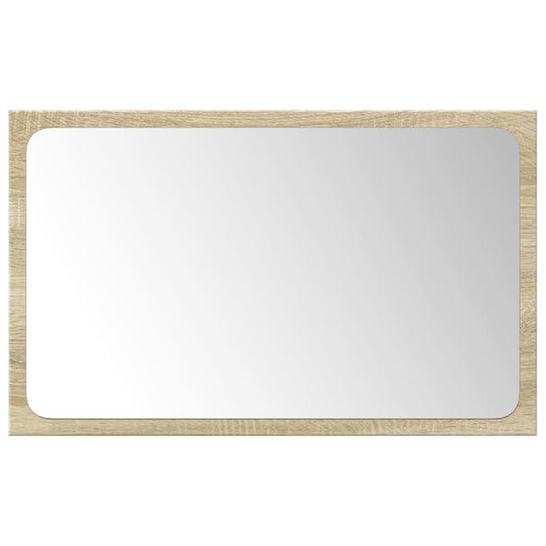 vidaXL Badrumsm&ouml;bler set 3 delar sonoma-ek konstruerat tr&auml;