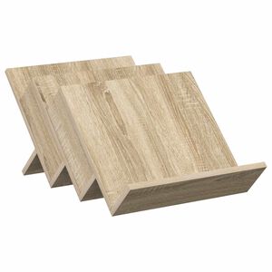vidaXL Tidningshylla Sonoma-ek 53 x 40 x 28,5 cm Konstruerat tr&auml;