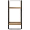 vidaXL V&auml;gghyllset 4 pcs Artisan Ek 65 x 25 x 30 cm Konstruerat tr&auml;
