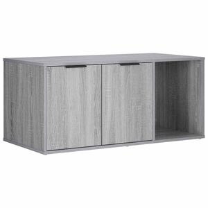vidaXL Kattbur M&ouml;bler Gr&aring; Sonoma 100 x 49 x 45 cm Konstruerat tr&auml;