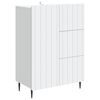 vidaXL Sideboard Vit 66 x 34,5 x 91,5 cm Konstruerat tr&auml;