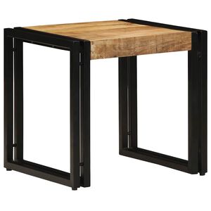 vidaXL Kaffeebord Brun 40 x 40 x 38 cm Massivt mangotr&auml;