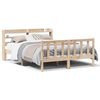 vidaXL S&auml;ngram utan madrass 150x200 cm massiv furu