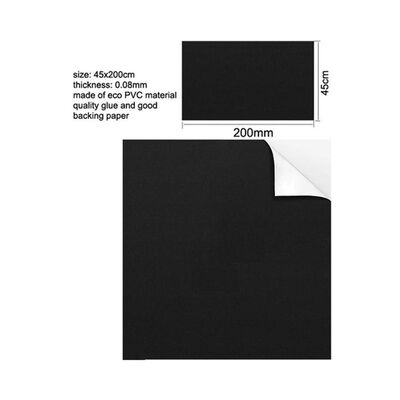 WALPLUS Dekal svart tavla 200x45cm svart