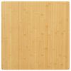 vidaXL Bordsskiva 80x80x4 cm bambu