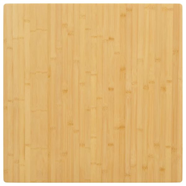 vidaXL Bordsskiva 80x80x4 cm bambu