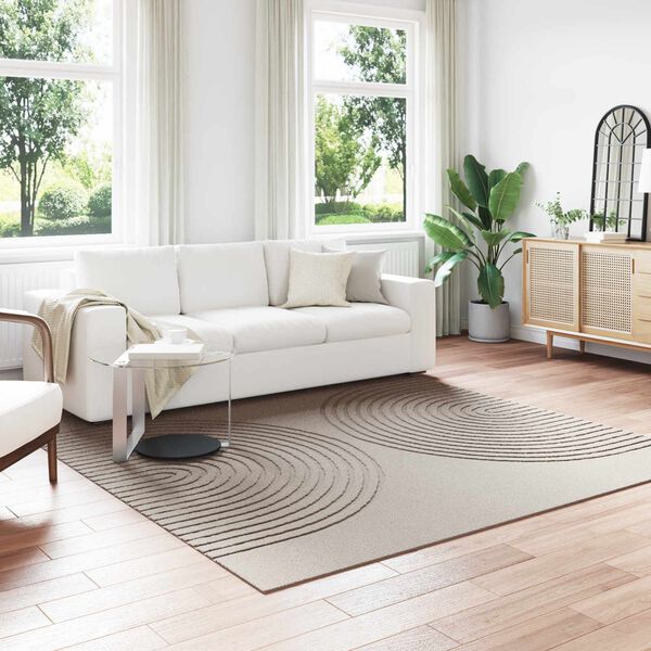 vidaXL Omr&aring;desmattor Fyrkantig HUARTE Beige 240 x 240 cm Polyester