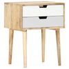 vidaXL S&auml;ngbord 47x35x59 cm massivt mangotr&auml;