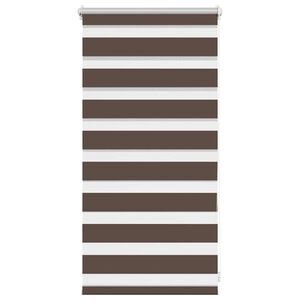 vidaXL Zebragardin 40,9x100 cm Tygbredd 36,7 cm kaffe