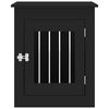 vidaXL Hundbur/sidobord svart 55x75x65 cm konstruerat tr&auml;