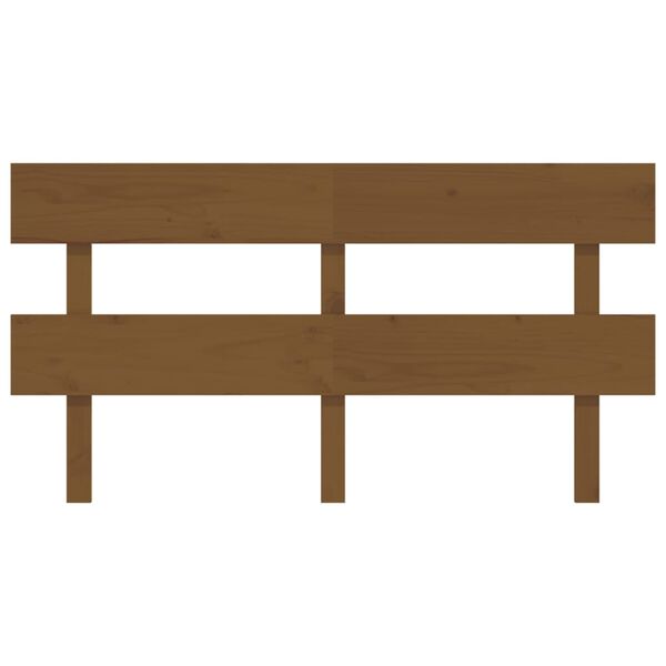 vidaXL S&auml;nggavel honungsbrun 154x3x81 cm massiv furu