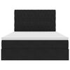 vidaXL F&ouml;rvaringss&auml;ng med LED med madrass Svart 140 x 190 cm Sammet