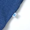 T-shirt för barn mörkblå melerad 140
