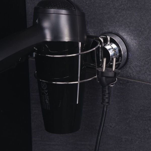 RIDDER H&aring;llare f&ouml;r h&aring;rf&ouml;n 14x12,7x6,5 krom 12070000