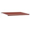 vidaXL Utdragbar markis Orange och Brunt 500 x 300 x 165 cm