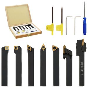 vidaXL Svarvst&aring;l Indexerbara 12 delar 8x8 mm 70 mm