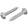 vidaXL Tr&auml;skruvar 2 pcs Silver M4 x 25 mm St&aring;l