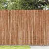 vidaXL Barkstaket Brun 600 x 150 cm Bark