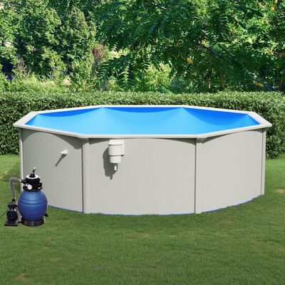 vidaXL Pool med sandfilterpump 460x120 cm