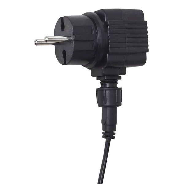 Rektangul&auml;rt Vattenfall Poolfont&auml;n med LEDs i rostfritt st&aring;l 90 cm