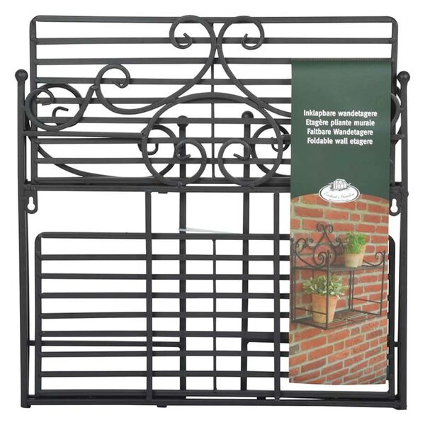 Esschert Design Hopfällbar vägghylla